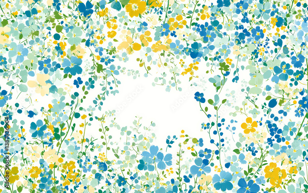 Retro style floral texture art background
Retro style floral texture art background