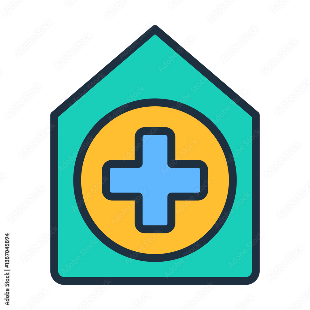 Obraz premium Hospital Icon