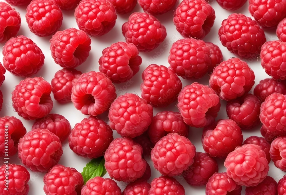 ripe raspberry isolated on white background ripe raspberry isolated on white background