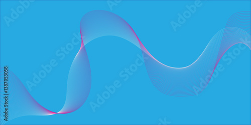 bstract blue background with waves
