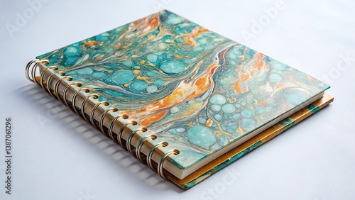Marble Notebook Journaling, Empty Pages, Stylish Design