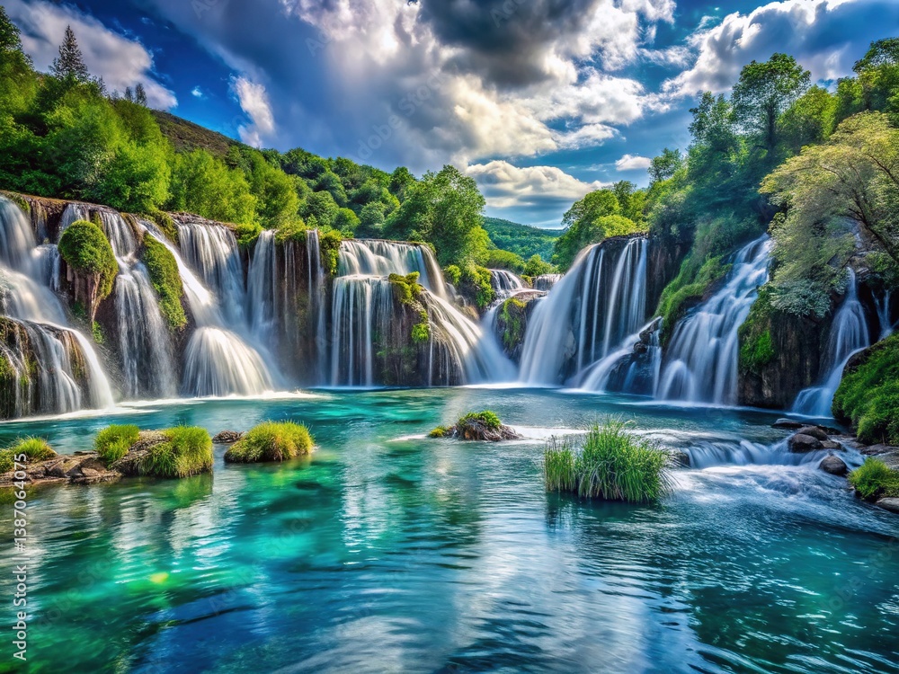 Fototapeta premium Stunning Water Photos - Serenity, Flow, Reflection