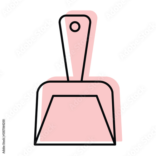 Dustpan vector, pixel perfect, illustrator file 
