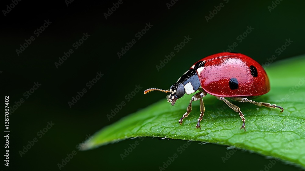 Fototapeta premium Ladybug on a Leaf
