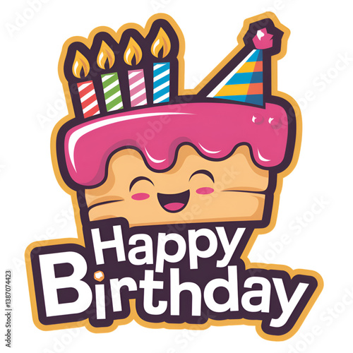 Photography happy birthday cake