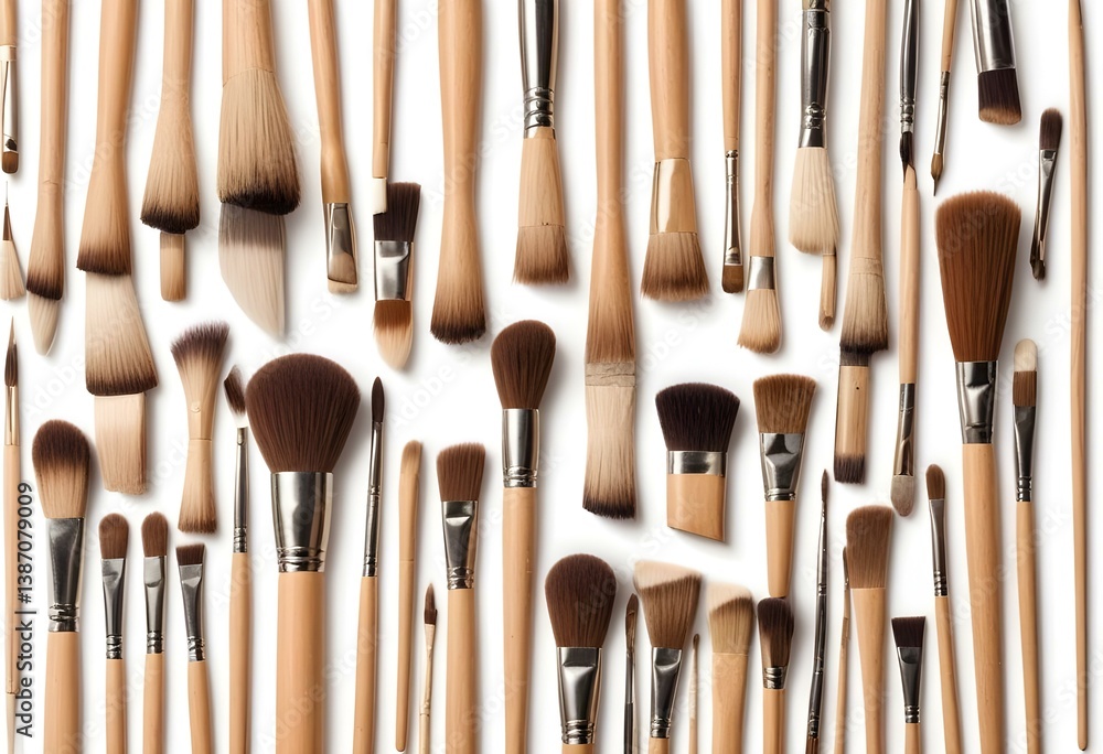brush isolated on a white background brush isolated on a white background