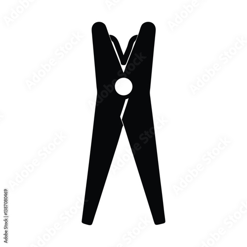 clothes pin silhouette art