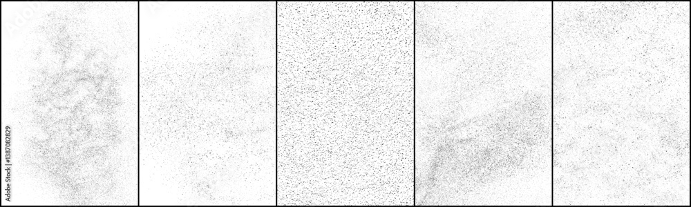 Texture wall. Paper pattern. Grunge backdrop. Concrete textured surface. Set vector illustration, EPS 10.