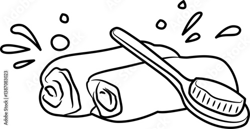 peaceful selfcare routine coloring page
