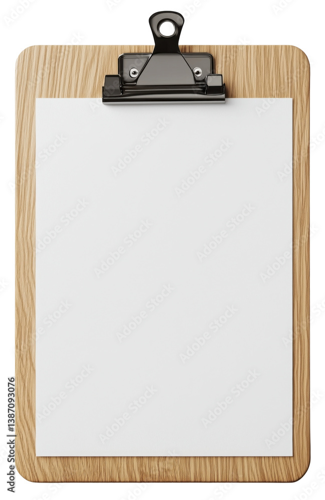 Blank clipboard ready for notes isolated on transparent background. Blank clipboard ready for notes isolated on transparent background.