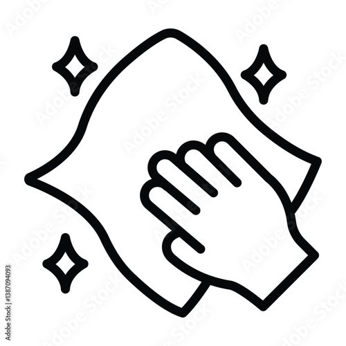 Hand clean line icon , vector, pixel perfect, illustrator file 
