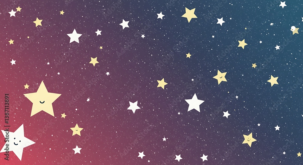 Celestial Cheer: Hand-Drawn Starry Night AI Generated Celestial Cheer: Hand-Drawn Starry Night AI Generated