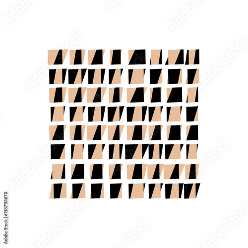 Сontemporary geometrical figure. Modern futuristic design aesthetic.