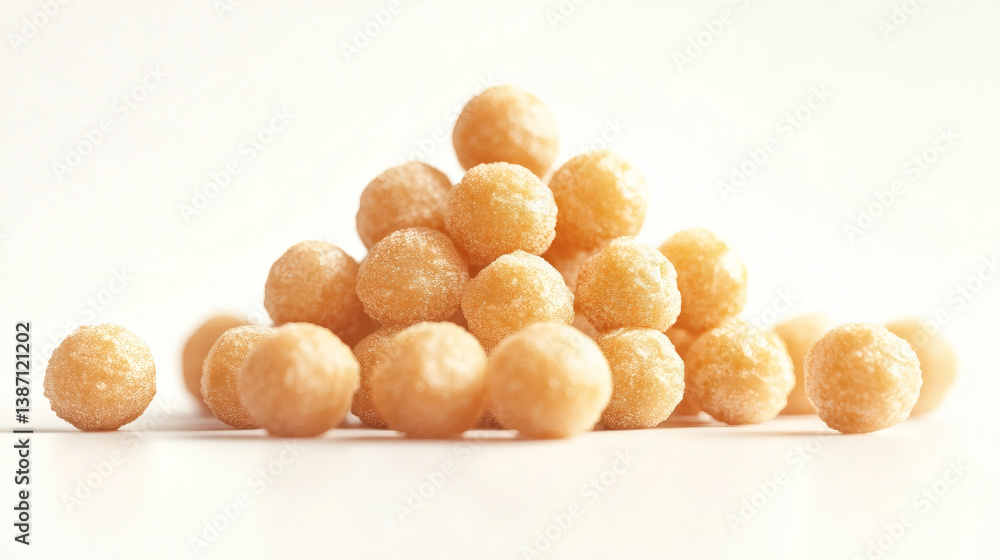 Fototapeta premium Pyramid of Croatian Fritule Mini Doughnuts
