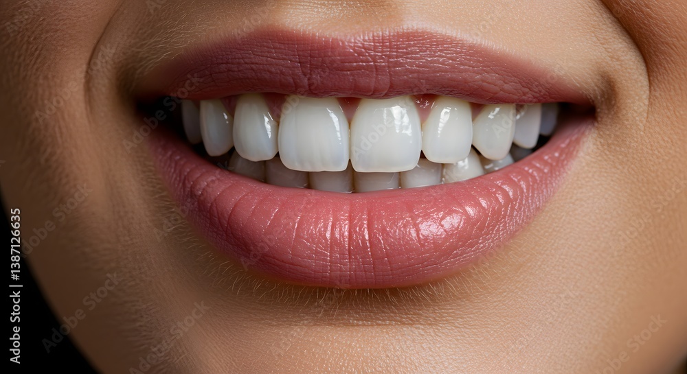 Close-up of Perfect White Smile Close-up of Perfect White Smile