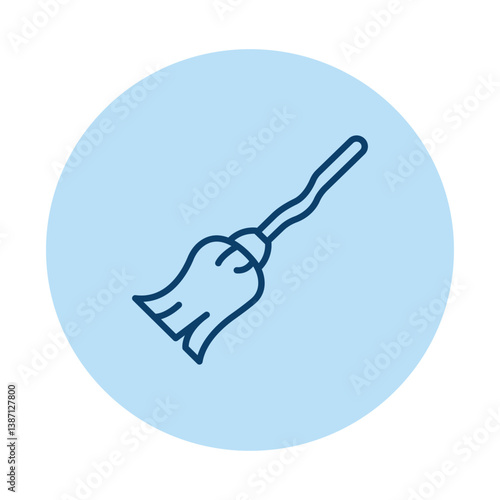 Broomstick  vector, pixel perfect, illustrator file 
