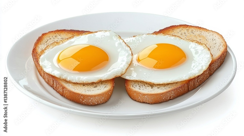 Eggs on Toast Breakfast Delight Eggs on Toast Breakfast Delight