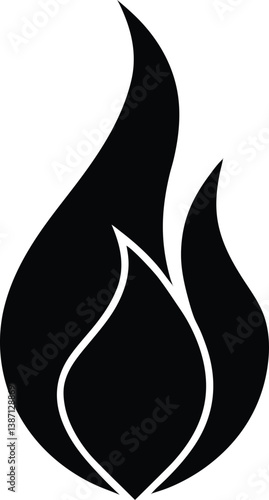  minimalist flame icon representing Pentecost
