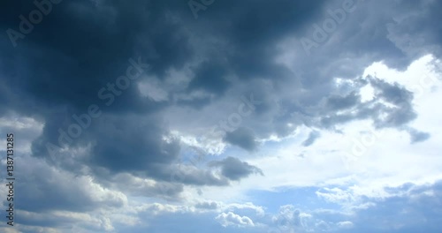clouds  time lapse ,nature background
