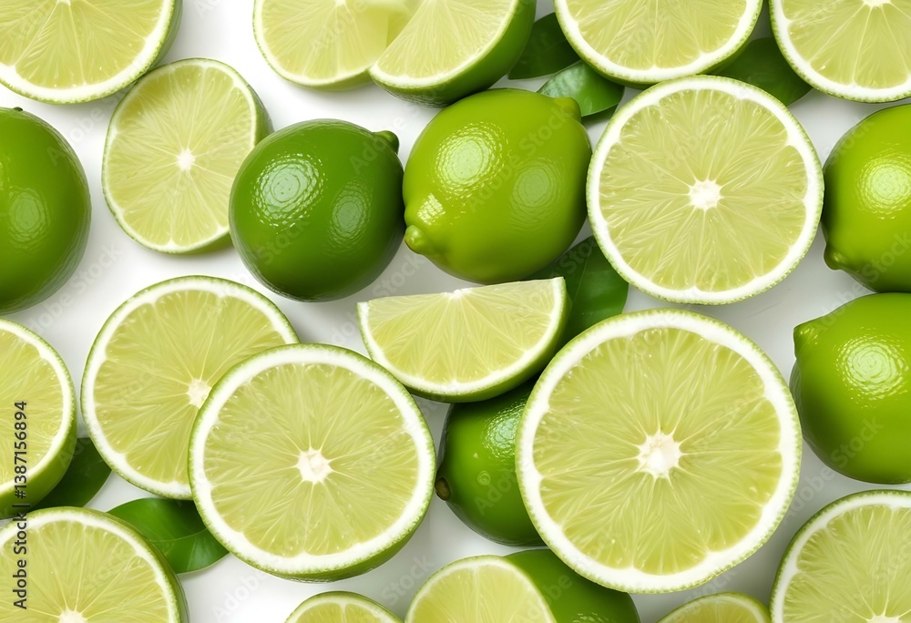 lime citrus fruit isolated on white background lime citrus fruit isolated on white background