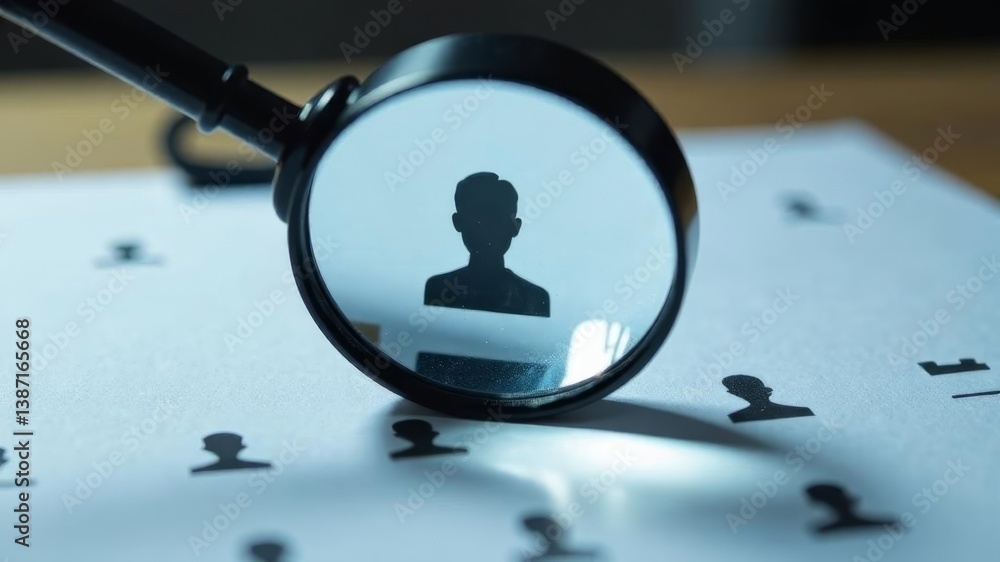custom made wallpaper toronto digitalmagnifying glass zoomed in person icon in documents
