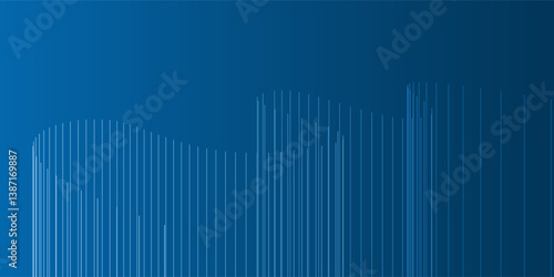 A sleek dark blue abstract background with wave lines and smooth gradients. The dynamic design and subtle transitions create a visually appealing and versatile backdrop for various creative projects.