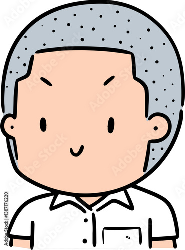 Illustration of student
