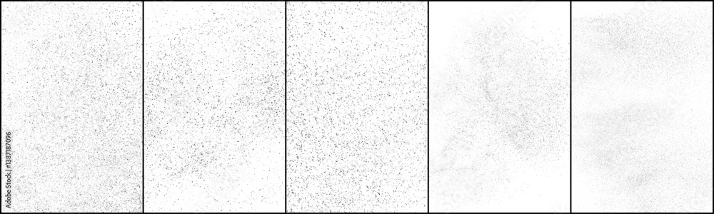Texture wall. Paper pattern. Grunge backdrop. Concrete textured surface. Set vector illustration, EPS 10.