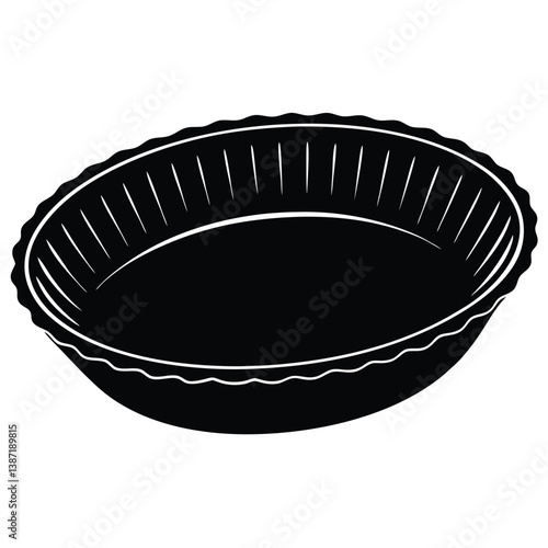 Pai Pan Silhouette Vector Illustration – Traditional, Elegant, Minimal Black Design