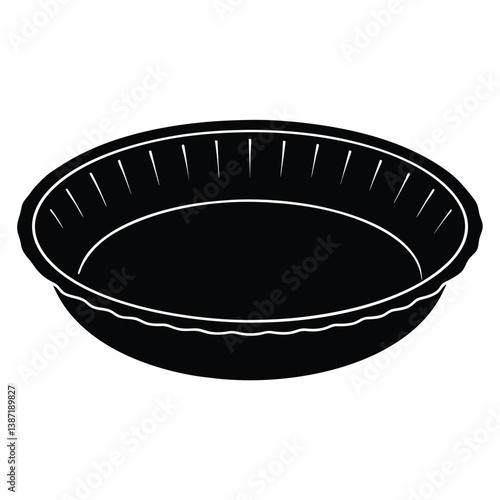 Pai Pan Silhouette Vector Illustration – Traditional, Elegant, Minimal Black Design