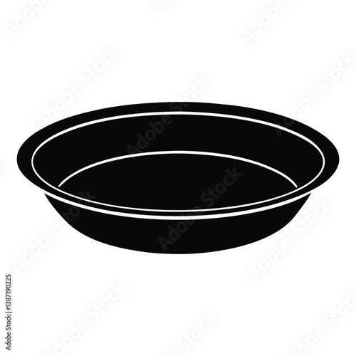 Pai Pan Silhouette Vector Illustration – Traditional, Elegant, Minimal Black Design
