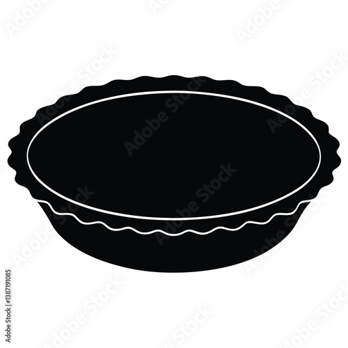 Pai Pan Silhouette Vector Illustration – Traditional, Elegant, Minimal Black Design