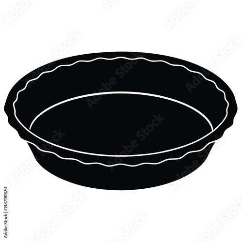 Pai Pan Silhouette Vector Illustration – Traditional, Elegant, Minimal Black Design