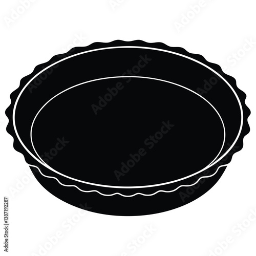 Pai Pan Silhouette Vector Illustration – Traditional, Elegant, Minimal Black Design