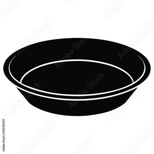 Pai Pan Silhouette Vector Illustration – Traditional, Elegant, Minimal Black Design