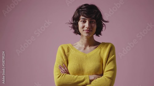 The Confident Woman in Yellow