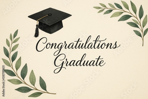 Celebrate Achievements and Milestones With a Graduation Cap and Heartfelt Mes...