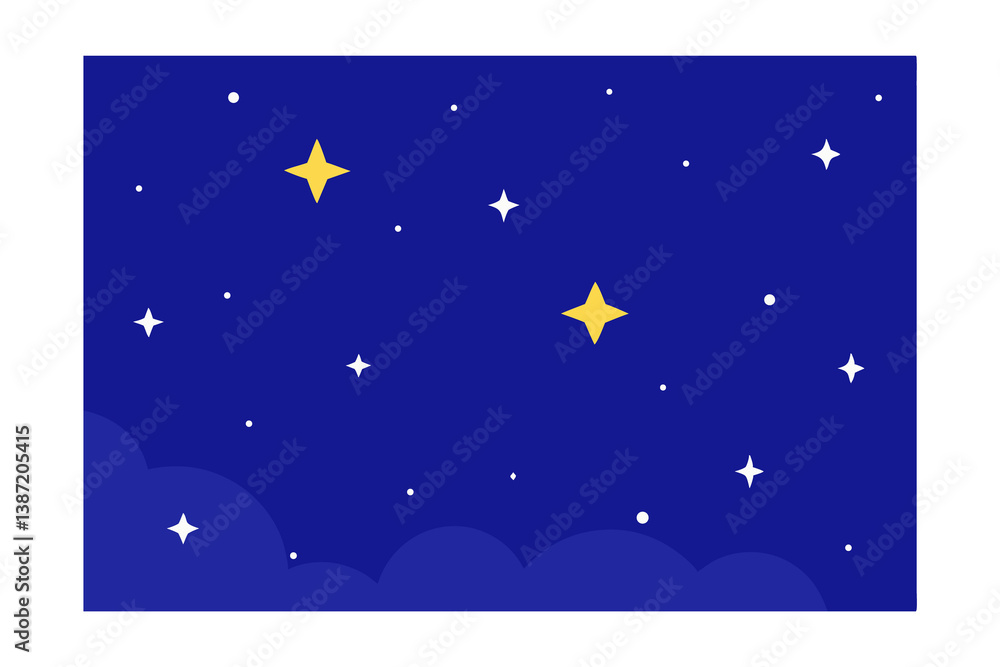 Fototapeta premium night sky and stars