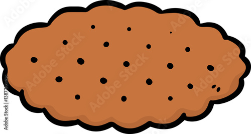 Illustration of biscuit
