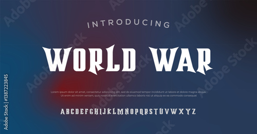 World classy elegant font, vintage type or luxury premium typeface, vector English royal alphabet.