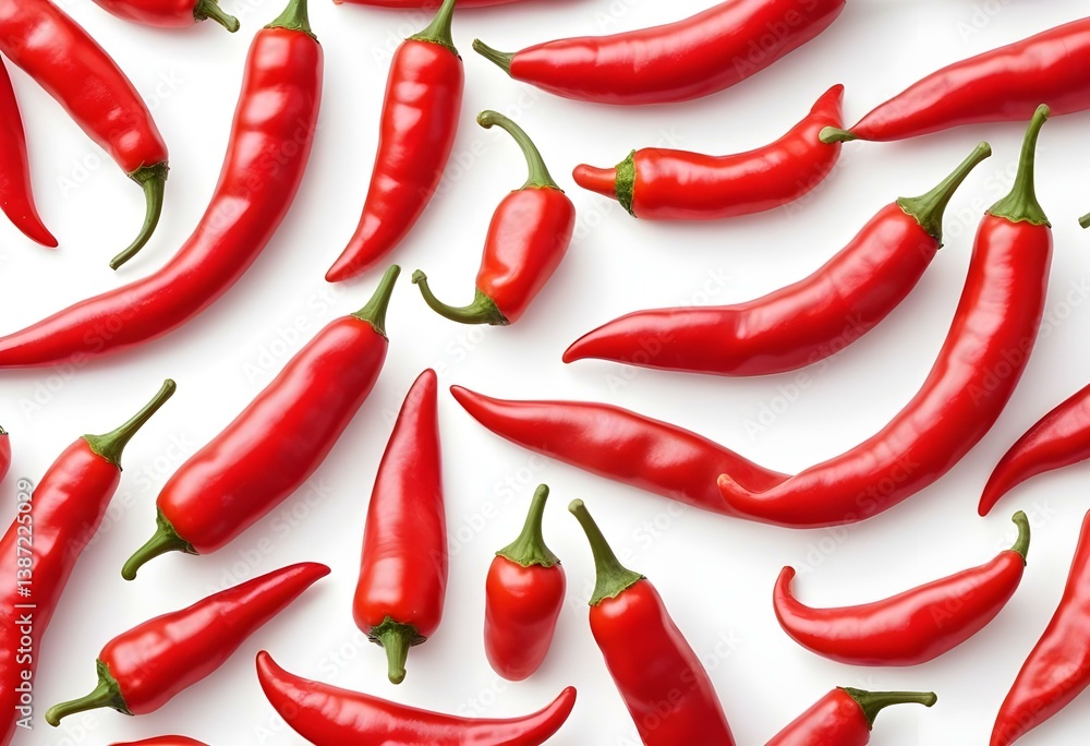 Red chili pepper isolated on a white background Red chili pepper isolated on a white background