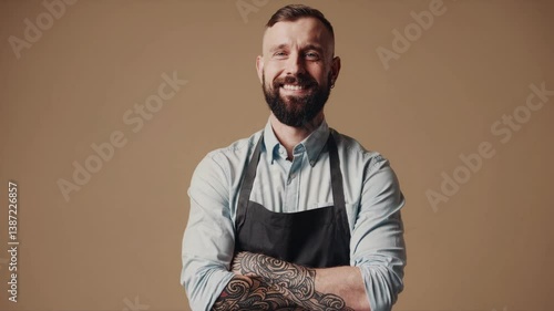 The Smiling Tattooed Barber