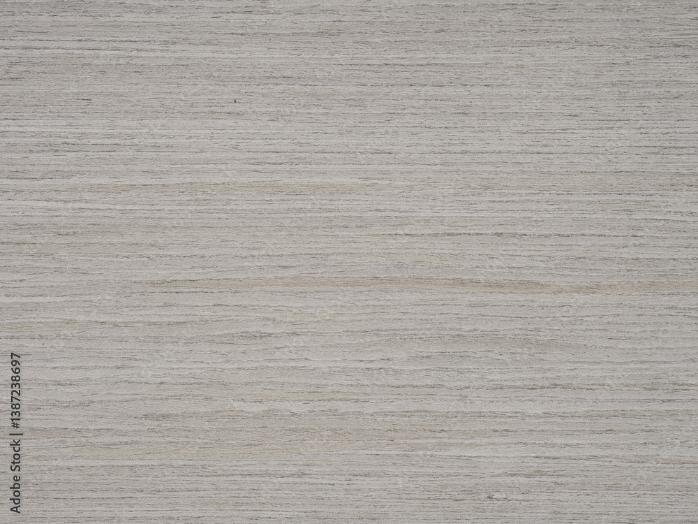 A timeless canvas of ash wood veneer, painted in strokes of silvery taupe and weathered white, whispering serenity