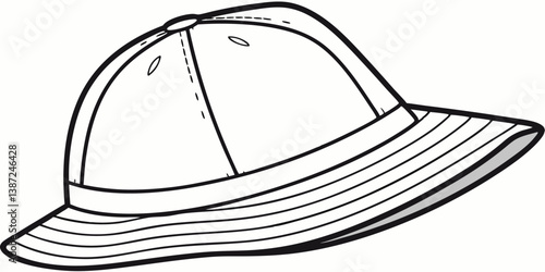 Stylish Vector Cap Design: Perfect for Fashion, Sports, and Branding Needs