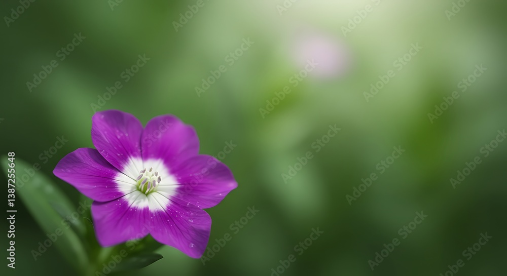 Purple Bloom: Soft Focus Serenity AI Generated Purple Bloom: Soft Focus Serenity AI Generated