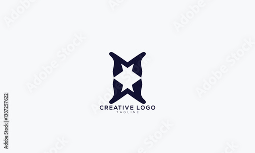 MW WM Abstract initial monogram letter alphabet logo design