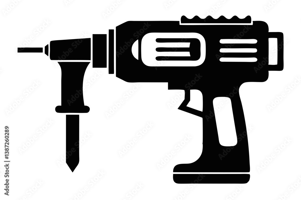 Drilling Machine Icon – Construction, Electronics, and Labor Day Vector Icon
Drilling Machine Icon – Construction, Electronics, and Labor Day Vector Icon