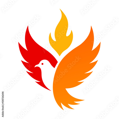vector illustration of an eagle