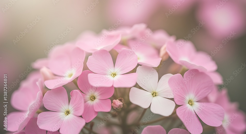 Fototapeta premium Soft Bloom: A Pastel Dream AI Generated