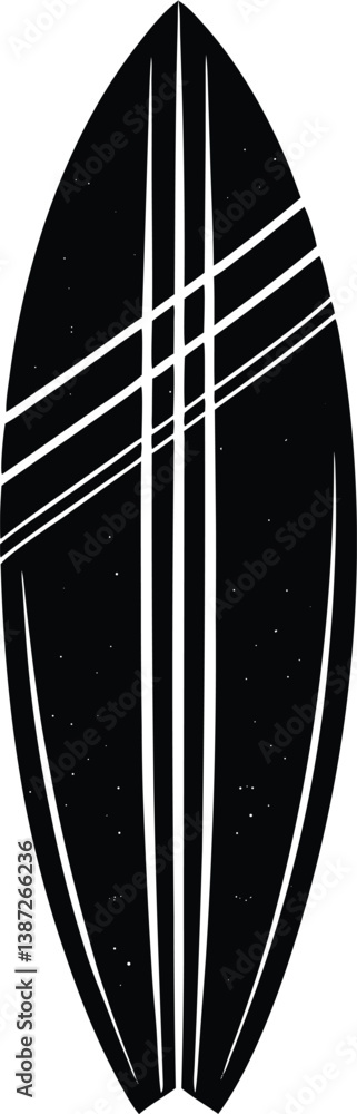 custom made wallpaper toronto digitalSurfboard Silhouette Vector Design for Modern Surfing Graphics